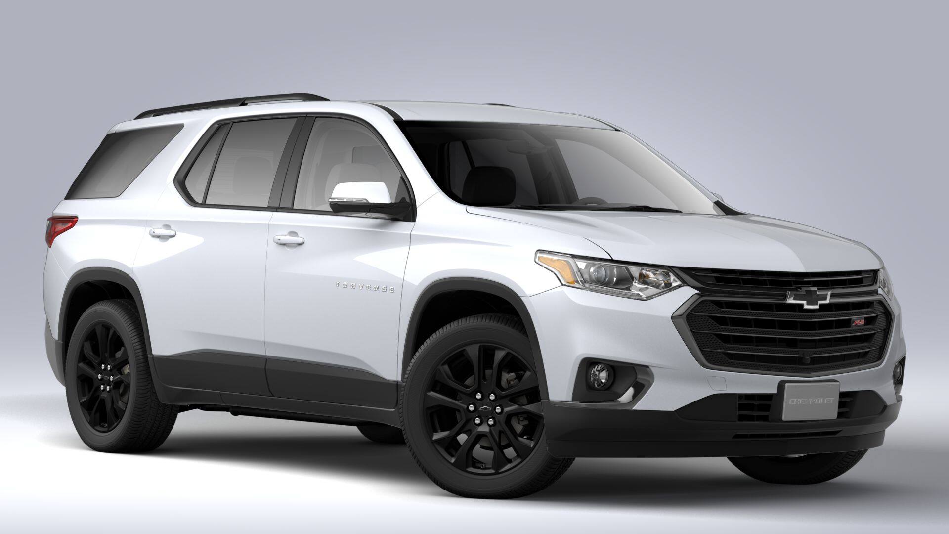 White Chevrolet Traverse $39,614 2020 Chevrolet Traverse RS Summit White SUV in Dayton