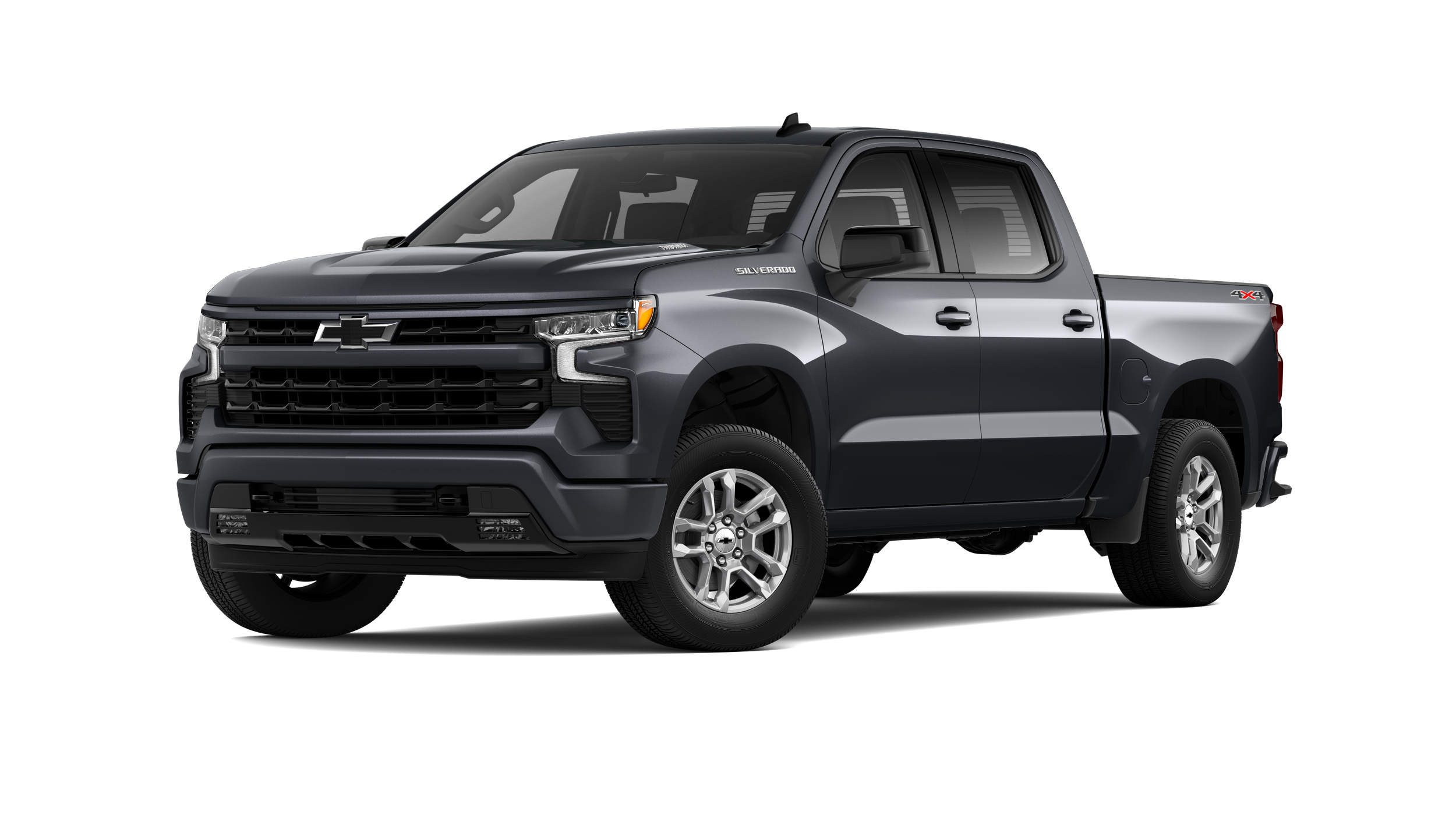 Sleek Chevrolet Silverado RST with stylish wheels