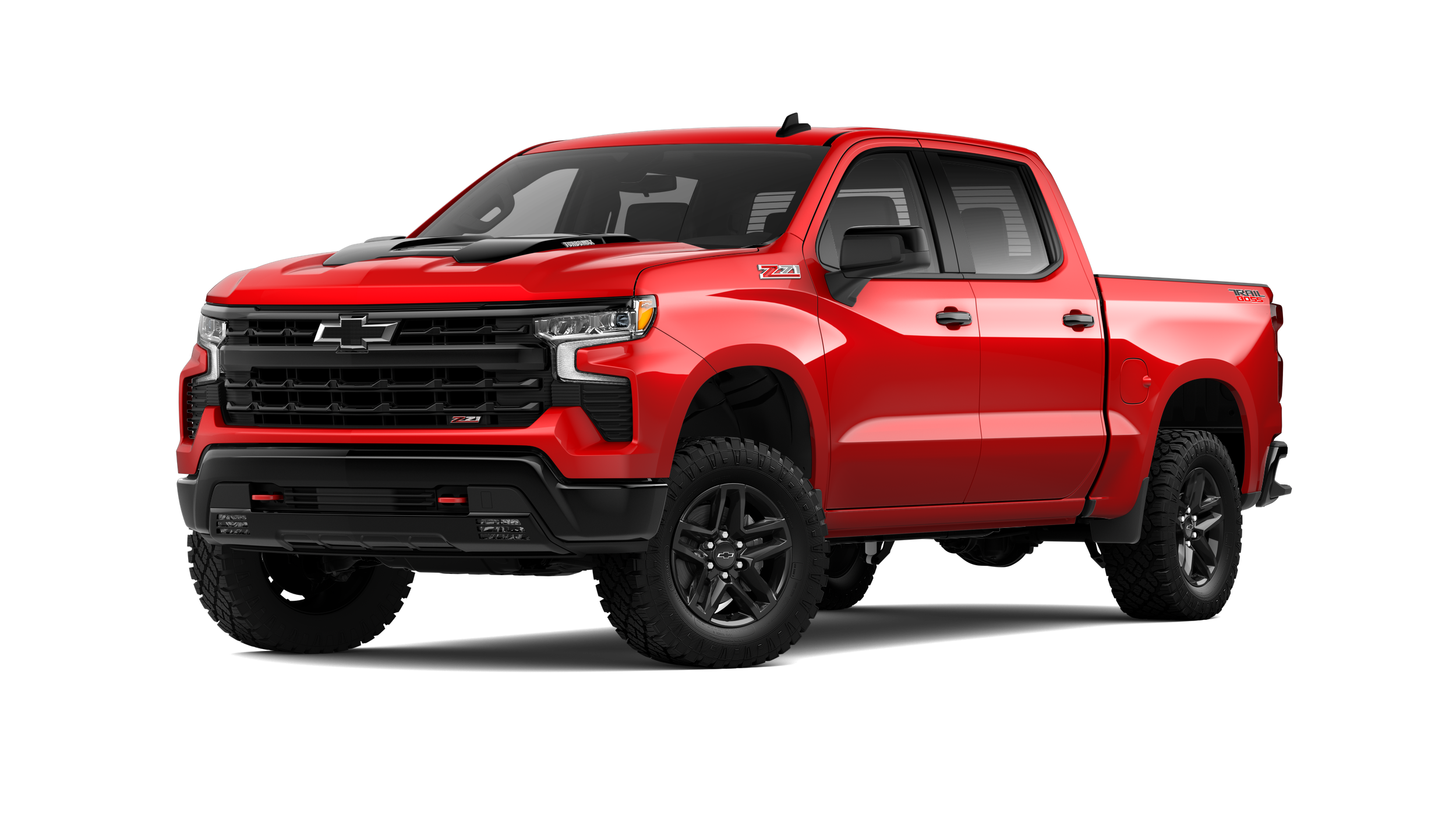 Chevrolet Silverado LT Trail Boss in red exterior color