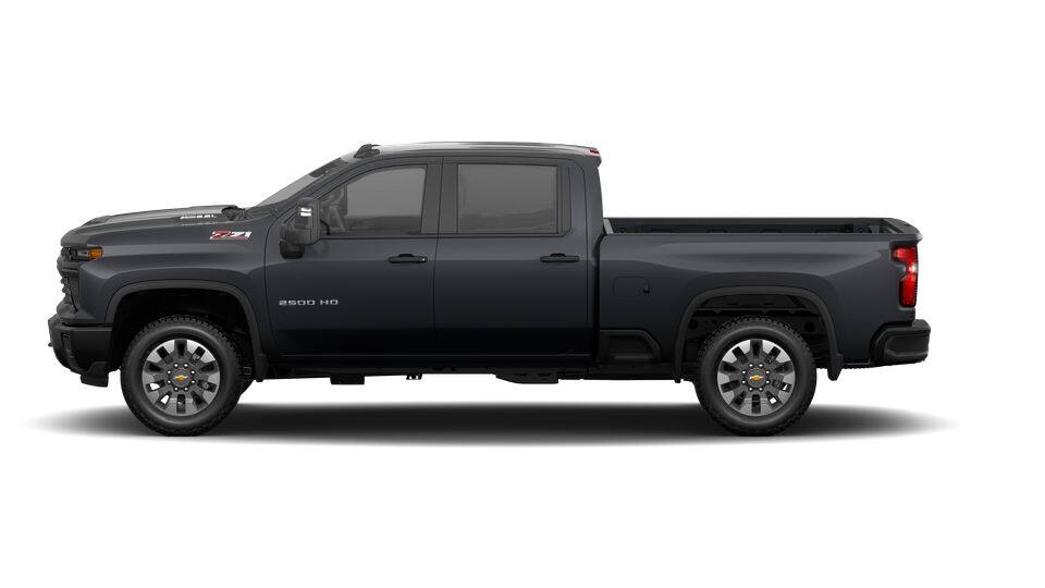 Dark Ash Metallic New 2025 Chevrolet Silverado 2500 HD Custom Crew Cab